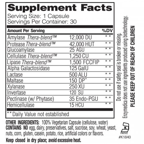 ENZYMEDICA DIGEST 30 CAPS