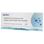 SEJOY SARS-COV-2 & INFLUENZA A + B ANTIGEN COMBO RAPID SELF TEST CASSETTE TΕΣΤ ΑΝΙΧΝΕΥΣΗΣ ΑΝΤΙΓΟΝΩΝ COVID-19 & ΓΡΙΠΗΣ Α/Β 1 TEST