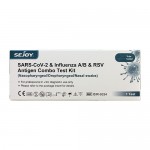 SEJOY SARS-COV-2 & INFLUENZA A/B & RSV ANTIGEN COMBO RAPID SELF TEST ΑΝΙΧΝΕΥΣΗΣ ΑΝΤΙΓΟΝΩΝ COVID-19 & ΓΡΙΠΗΣ Α/Β 1 & RSV 1 test