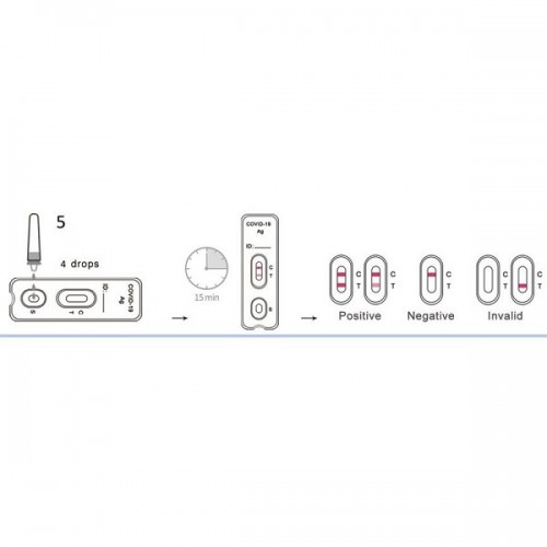 LUNGENE COVID-19 RAPID TEST ΔΙΑΓΝΩΣΤΙΚΟ ΤΕΣΤ ΤΑΧΕΙΑΣ ΑΝΙΧΝΕΥΣΗΣ ΑΝΤΙΓΟΝΩΝ ΜΕ ΔΕΙΓΜΑ ΣΑΛΙΟΥ & ΡΙΝΙΚΟ 1 TEST