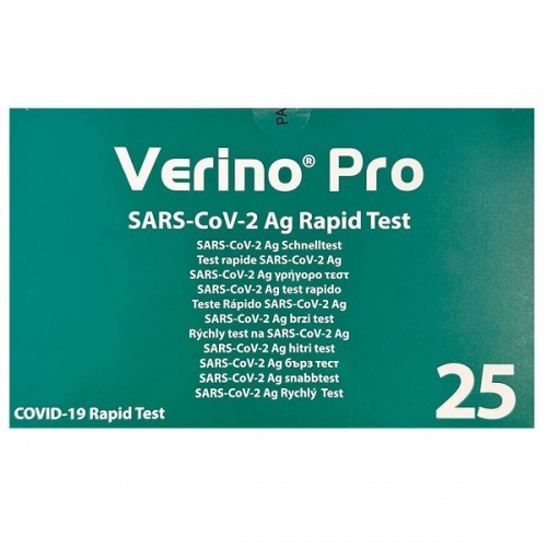 WELLION VERINO PRO SARS-CoV-2 AG RAPID TEST TΕΣΤ ΑΝΙΧΝΕΥΣΗΣ ΑΝΤΙΓΟΝΩΝ SARS-CoV-2 25τμχ