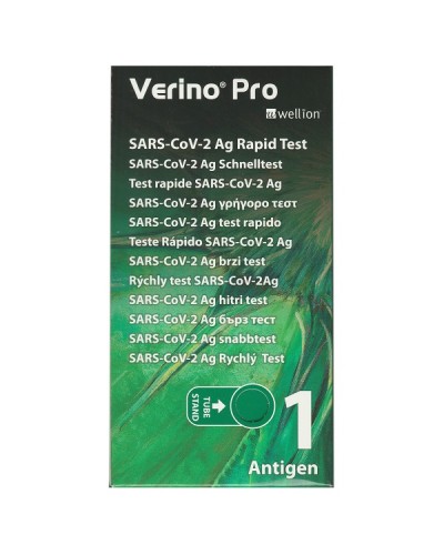 WELLION VERINO PRO SARS-CoV-2 AG RAPID TEST TΕΣΤ ΑΝΙΧΝΕΥΣΗΣ ΑΝΤΙΓΟΝΩΝ SARS-CoV-2 1τμχ