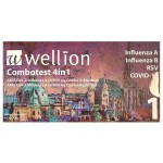 WELLION COMBOTEST 4 IN 1 ΣΥΝΔΥΑΣΤΙΚΟ ΤΕΣΤ ΤΑΧΕΙΑΣ ΑΝΙΧΝΕΥΣΗΣ ΑΝΤΙΓΟΝΩΝ SARS-COV-2 & ΓΡΙΠΗΣ Α/Β & RSV 1τμχ