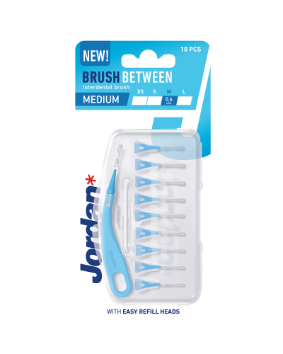 JORDAN BRUCH BETWEEN INTERDENTAL BRUSH Medium 0.6mm 10τμχ