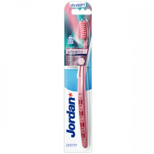 JORDAN ULTRALITE SENSITIVE TOOTHBRUSH ULTRA SOFT ΟΔΟΝΤΟΒΟΥΡΤΣΑ ΠΟΛΥ ΜΑΛΑΚΗ ΣΕ ΔΙΑΦΟΡΑ ΧΡΩΜΑΤΑ 1τμχ 