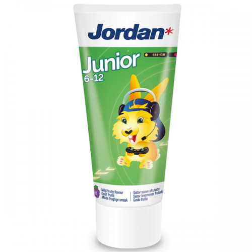 JORDAN JUNIOR TOOTHPASTE ΠΑΙΔΙΚΗ ΟΔΟΝΤΟΚΡΕΜΑ 1450ppm (6-12 ΕΤΩΝ) 50ml