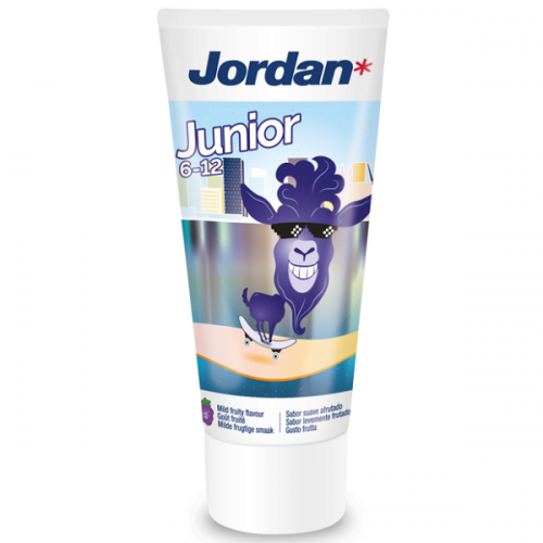 JORDAN JUNIOR TOOTHPASTE ΠΑΙΔΙΚΗ ΟΔΟΝΤΟΚΡΕΜΑ 1450ppm (6-12 ΕΤΩΝ) 50ml