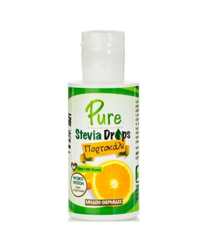 PURE STEVIA DROPS ΠΟΡΤΟΚΑΛΙ 50ml