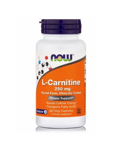 NOW CARNITINE 250mg 60Veg caps