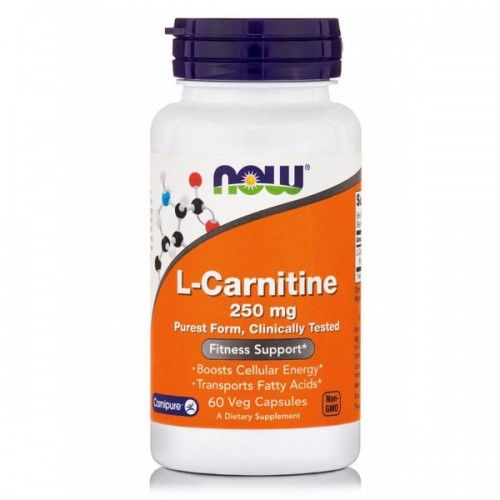 NOW CARNITINE 250mg 60Veg.caps