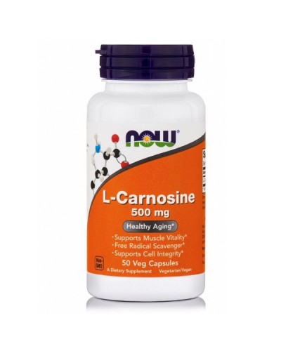 NOW L-CARNOSINE 500mg 50Veg caps