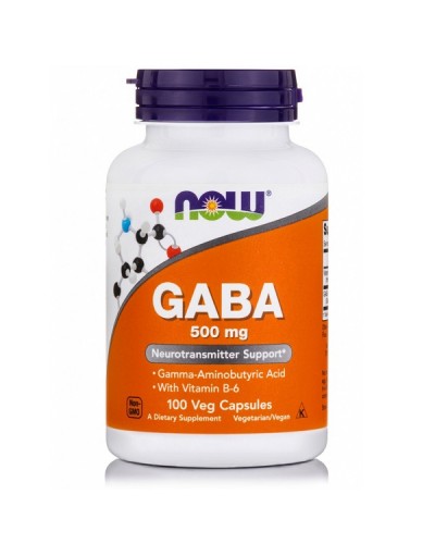 NOW GABA 500mg 100Veg caps