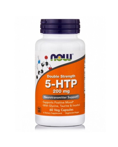 NOW 5-HTP DOUBLE STRENGTH 200mg 60Veg caps