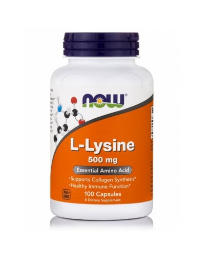 NOW L-LYSINE 500mg 100caps