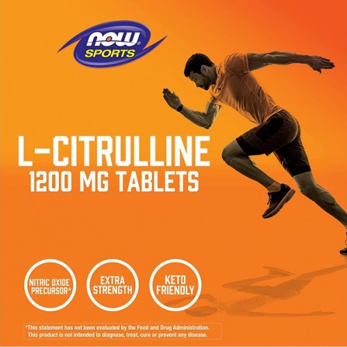 NOW SPORTS L-CITRULLINE 1200mg 120tabs