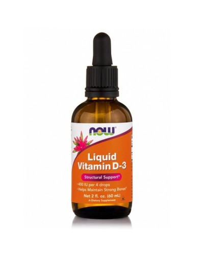 NOW LIQUID VITAMIN D-3 60ml