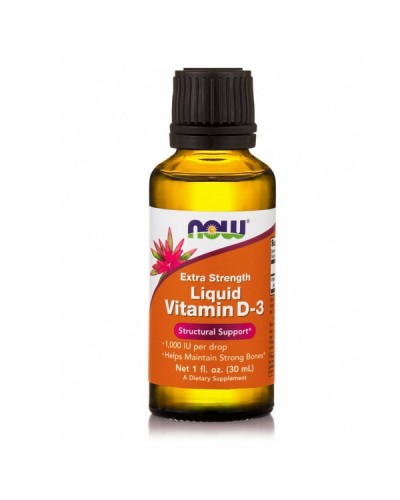 NOW LIQUID VITAMIN D-3 EXTRA STRENGHT 30ml