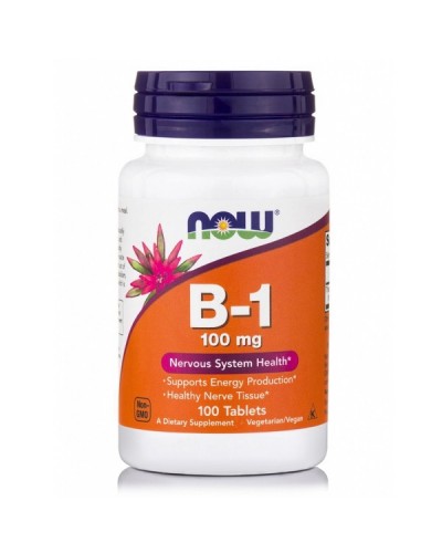 NOW VITAMIN B-1 100mg 100tabs