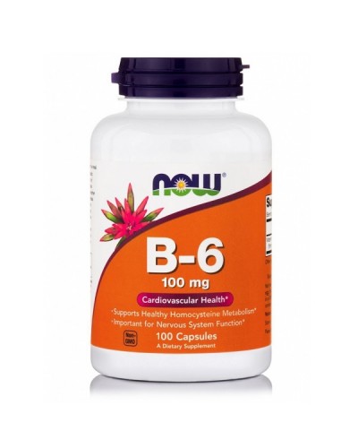 NOW VITAMIN B-6 100mg 100caps