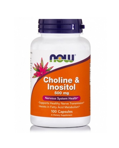 NOW CHOLINE & INOSITOL 500mg 100caps