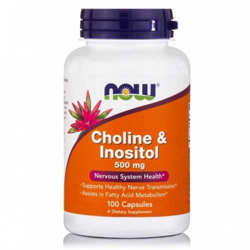 NOW CHOLINE & INOSITOL 500mg 100caps