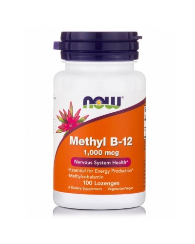 NOW METHYL B-12 1000mcg 100 Lozenge