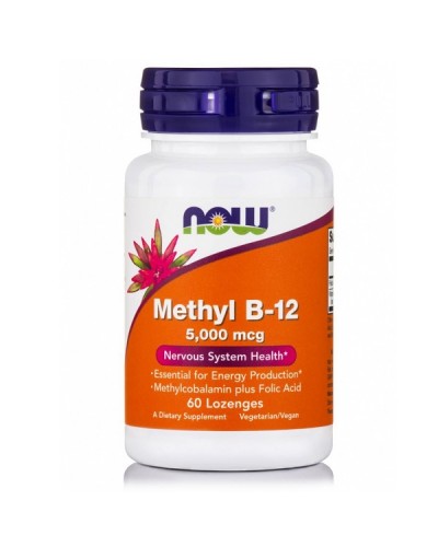 NOW METHYL B-12 5000mcg 60 Lozenges