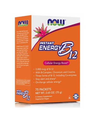 NOW INSTANT ENERGY B-12 75 Packets