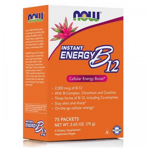 NOW INSTANT ENERGY B-12 75 Packets