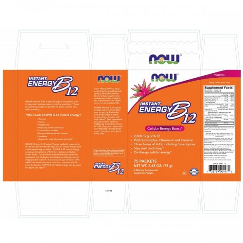 NOW INSTANT ENERGY B-12 75 Packets