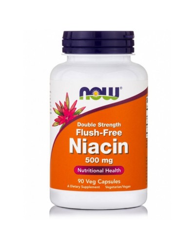 NOW FLUSH-FREE NIACIN 500mg 90Veg caps