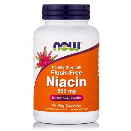 NOW FLUSH-FREE NIACIN 500mg 90Veg.caps