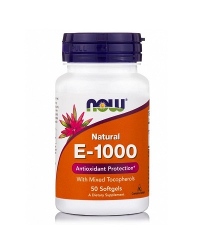 NOW VITAMIN E-1000 IU MIXED TOCOPHEROLS 50softgels