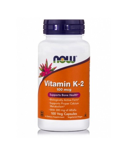 NOW VITAMIN K-2 100mcg 100Veg caps