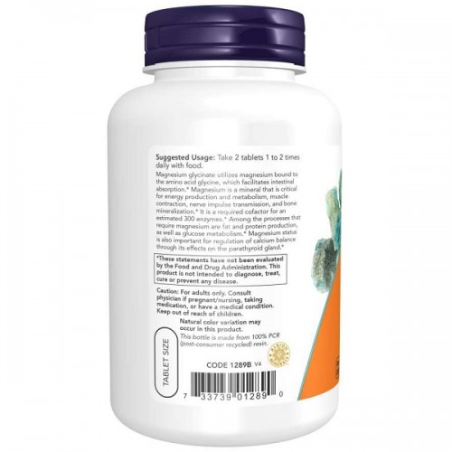 NOW MAGNESIUM GLYCINATE 180tabs