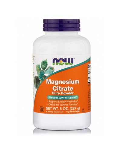 NOW MAGNESIUM CITRATE PURE POWDER 227g