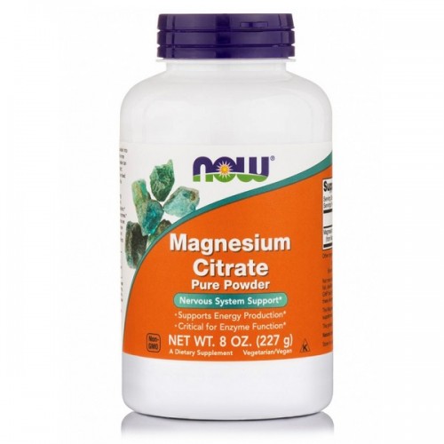 NOW MAGNESIUM CITRATE PURE POWDER 227g