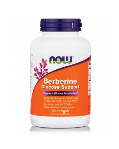 NOW BERBERINE GLUCOSE SUPPORT 90softgels