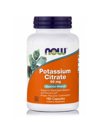 NOW POTASSIUM CITRATE 99mg 180caps