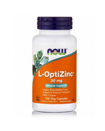 NOW L-OPTIZINC 30mg 100Veg caps