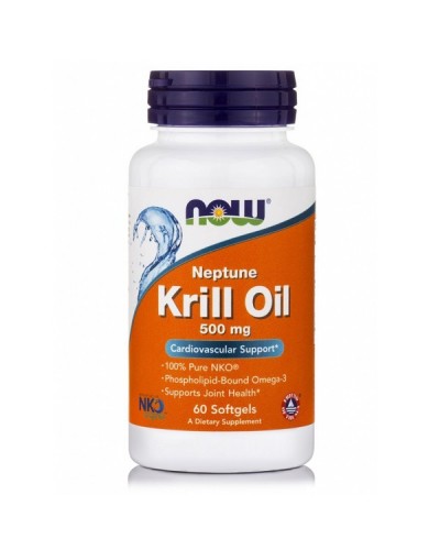 NOW NEPTUNE KRILL OIL 500mg 60softgels