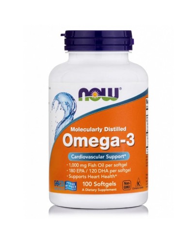 NOW OMEGA-3 1000mg 100softgels