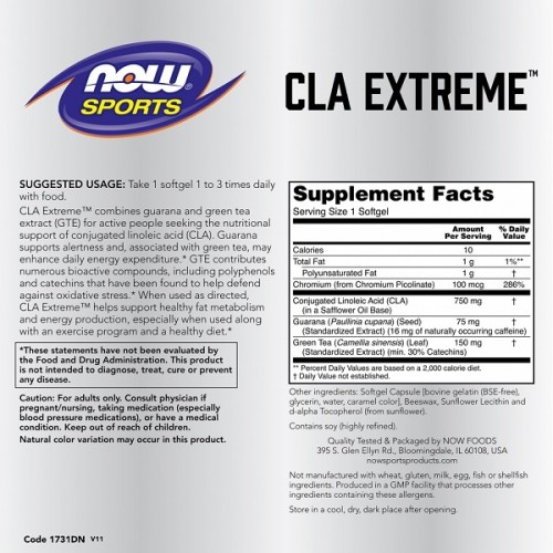 NOW SPORTS CLA EXTREME 90softgels