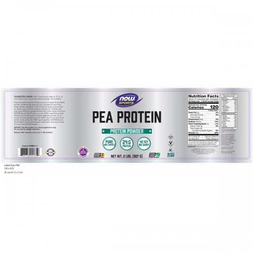 NOW SPORTS PEA PROTEIN POWDER 907g