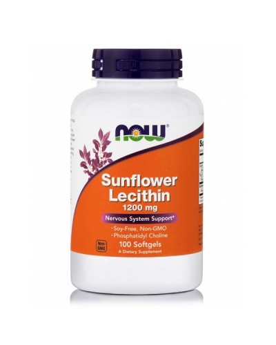 NOW SUNFLOWER LECITHIN 1200mg 100softgels