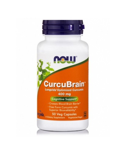 NOW CURCUBRAIN 400mg 50Veg caps