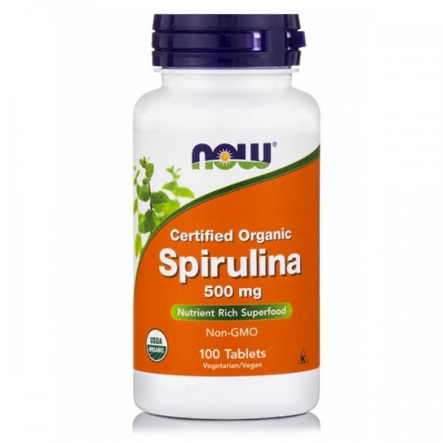 NOW SPIRULINA 500mg 100tabs