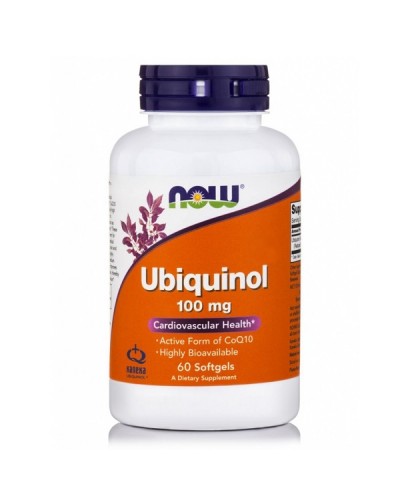 NOW UBIQUINOL 100mg 60softgels