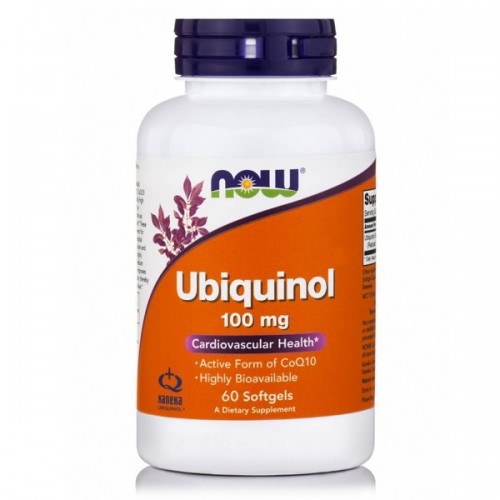 NOW UBIQUINOL 100mg 60softgels