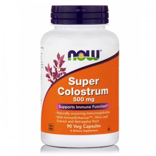 NOW SUPER COLOSTRUM 500mg 90Veg.caps